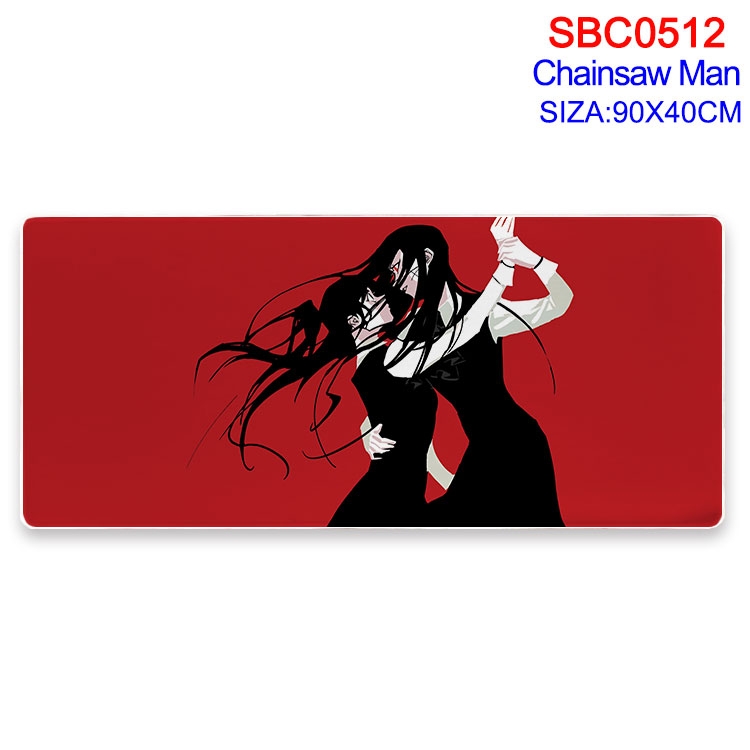 chainsaw man Anime peripheral edge lock mouse pad 40X90CM SBC-512