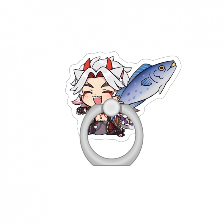 Genshin Impact Anime Peripheral Acrylic Ring Buckle Phone Holder price for 5 pcs