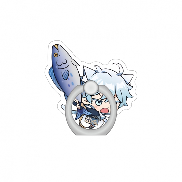 Genshin Impact Anime Peripheral Acrylic Ring Buckle Phone Holder price for 5 pcs