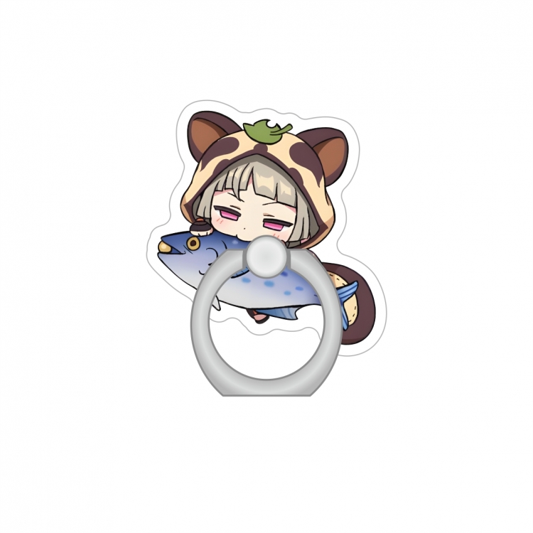 Genshin Impact Anime Peripheral Acrylic Ring Buckle Phone Holder price for 5 pcs