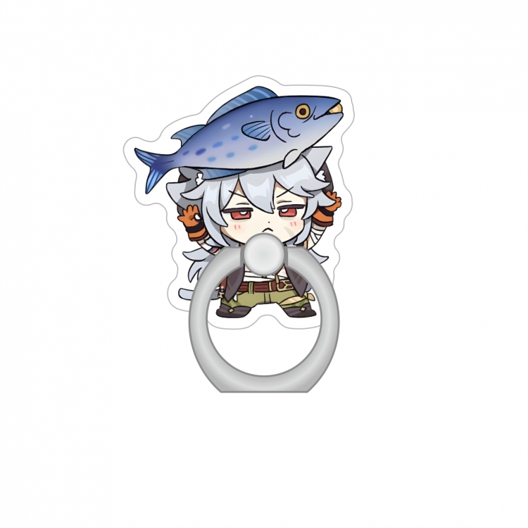 Genshin Impact Anime Peripheral Acrylic Ring Buckle Phone Holder price for 5 pcs