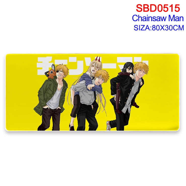 chainsaw man Anime peripheral edge lock mouse pad 80X30cm SBD-515