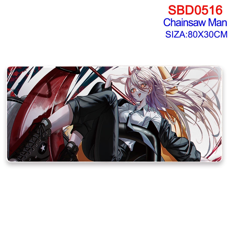 chainsaw man Anime peripheral edge lock mouse pad 80X30cm SBD-516