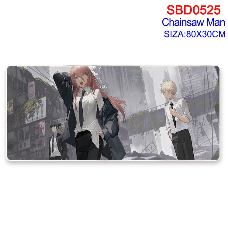 chainsaw man Anime peripheral edge lock mouse pad 80X30cm SBD-525