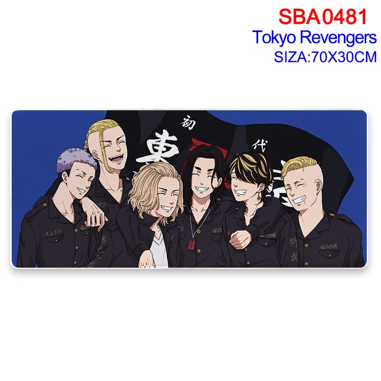 Tokyo Revengers Anime peripheral edge lock mouse pad 70X30cm  SBA-481