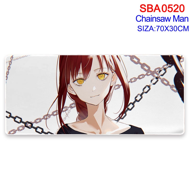 chainsaw man Anime peripheral edge lock mouse pad 70X30cm  SBA-520
