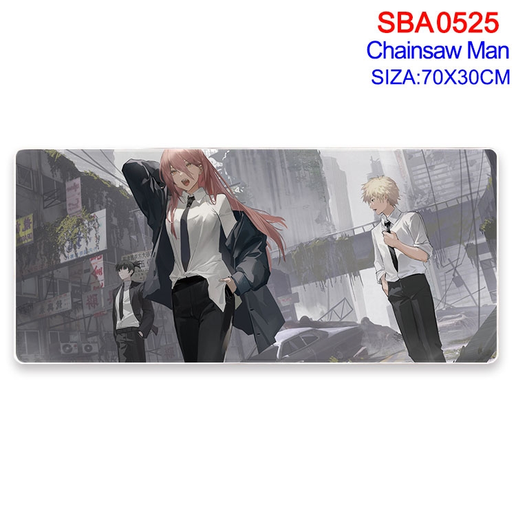 chainsaw man Anime peripheral edge lock mouse pad 70X30cm  SBA-525