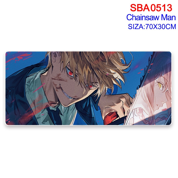 chainsaw man Anime peripheral edge lock mouse pad 70X30cm SBA-513