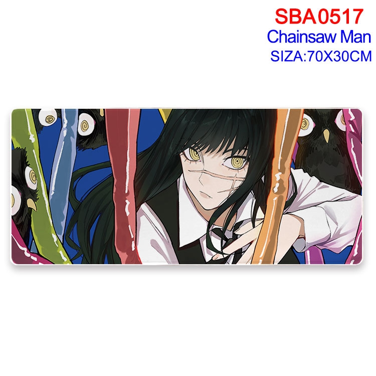 chainsaw man Anime peripheral edge lock mouse pad 70X30cm SBA-517