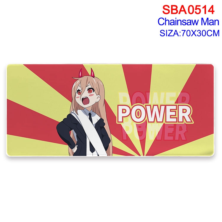 chainsaw man Anime peripheral edge lock mouse pad 70X30cm SBA-514
