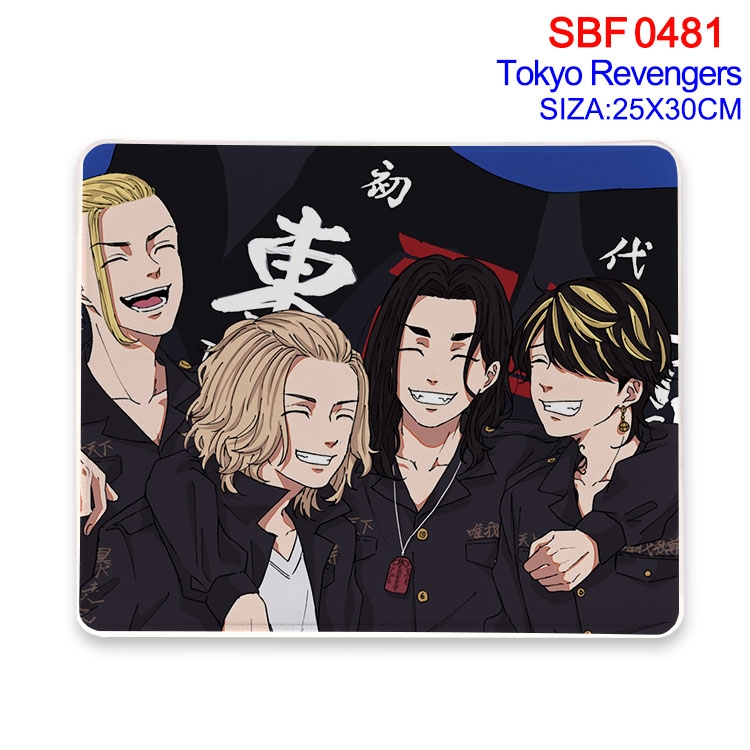Tokyo Revengers Anime peripheral edge lock mouse pad 25X30cm  SBF-481