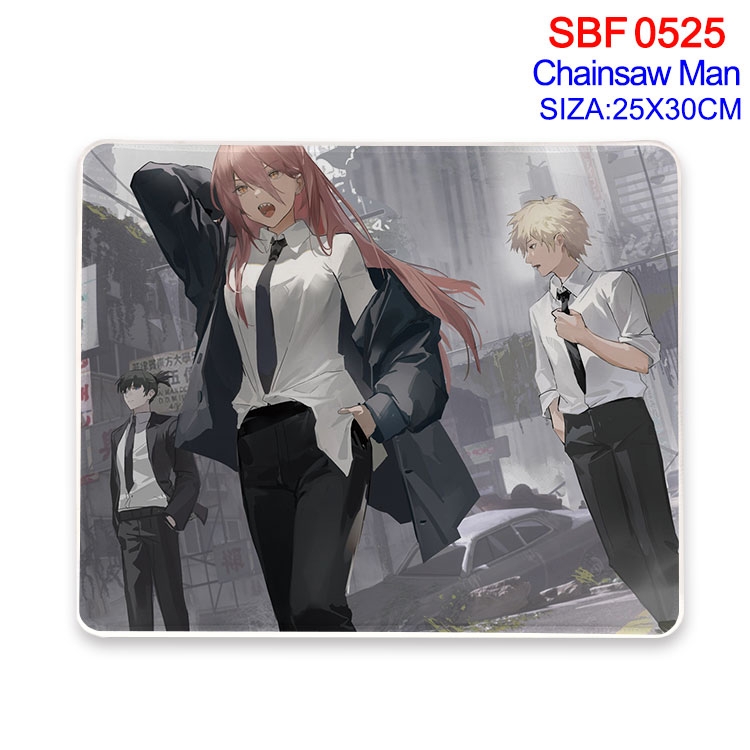 chainsaw man Anime peripheral edge lock mouse pad 25X30cm SBF-525
