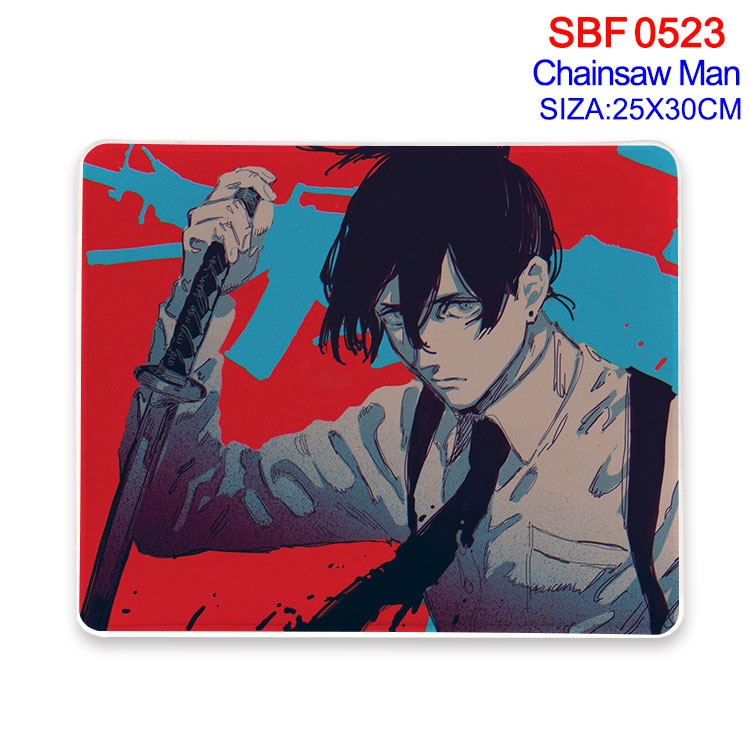 chainsaw man Anime peripheral edge lock mouse pad 25X30cm SBF-523