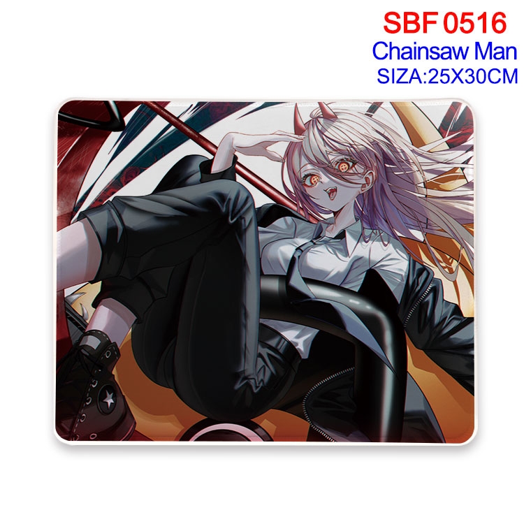 chainsaw man Anime peripheral edge lock mouse pad 25X30cm  SBF-516