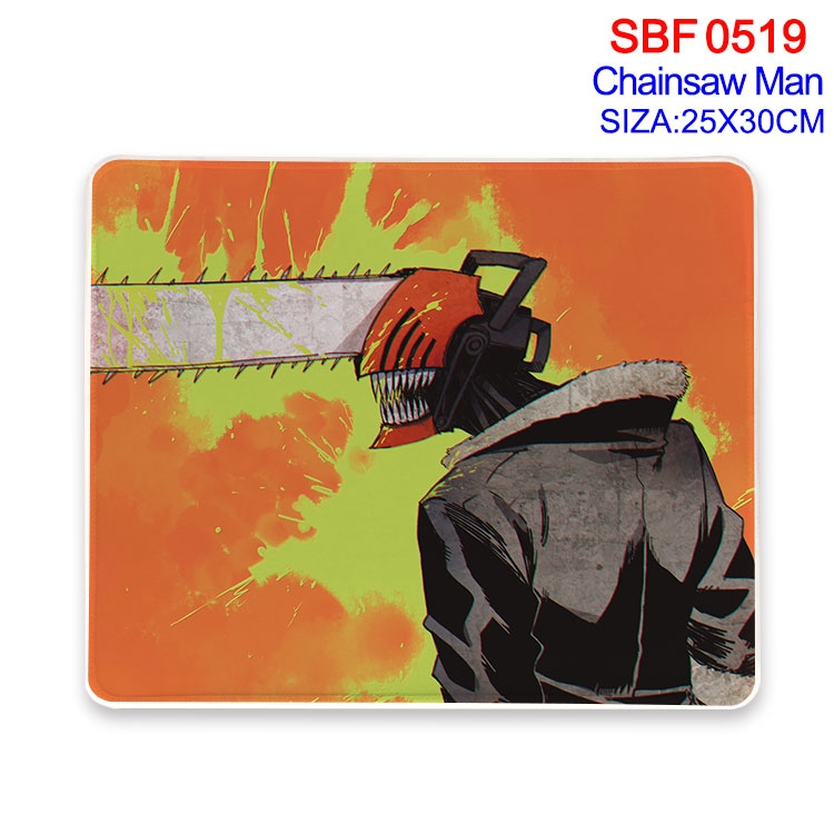 chainsaw man Anime peripheral edge lock mouse pad 25X30cm  SBF-519