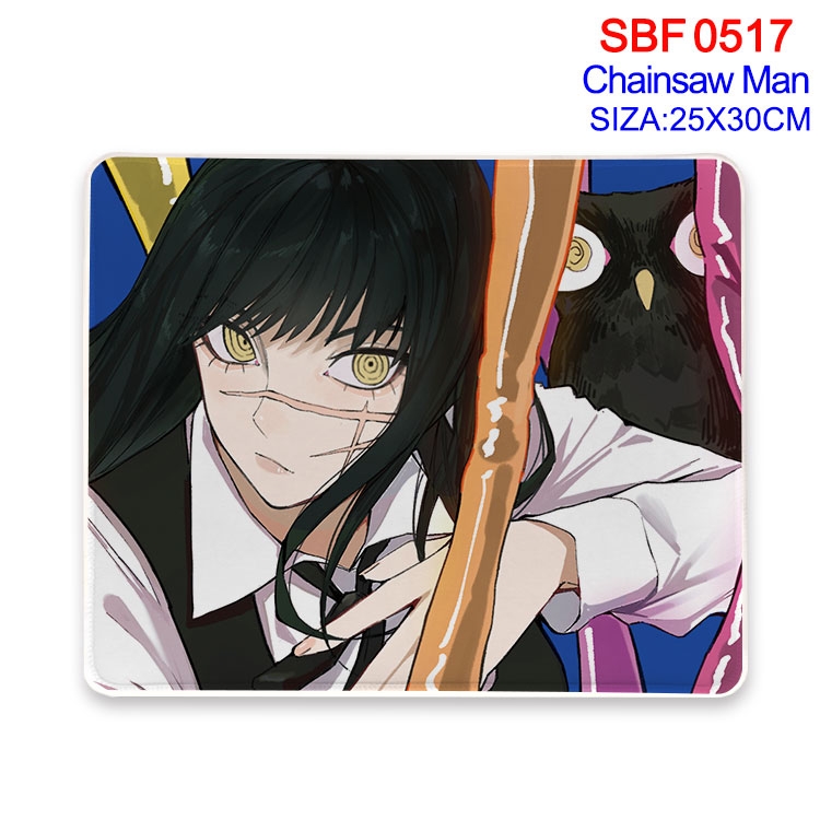 chainsaw man Anime peripheral edge lock mouse pad 25X30cm SBF-517