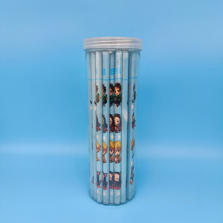 Demon Slayer Kimets 50 barrels of hexagonal pencil student pens price for 2 set