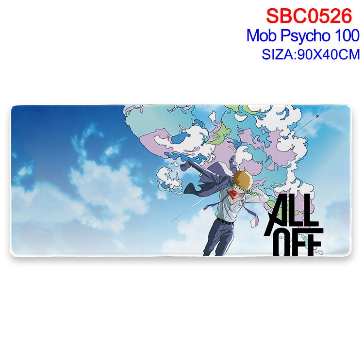 Mob Psycho 100 Anime peripheral edge lock mouse pad 40X90CM SBC-526