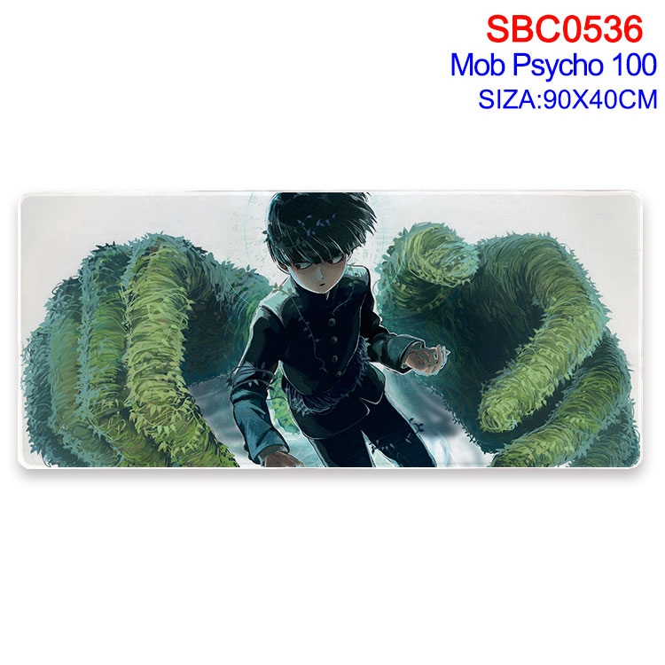 Mob Psycho 100 Anime peripheral edge lock mouse pad 40X90CM SBC-536