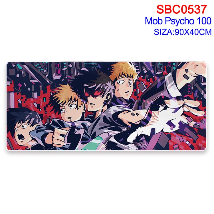 Mob Psycho 100 Anime peripheral edge lock mouse pad 40X90CM SBC-537