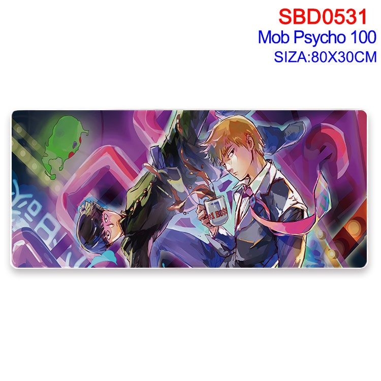 Mob Psycho 100 Anime peripheral edge lock mouse pad 80X30cm SBD-531