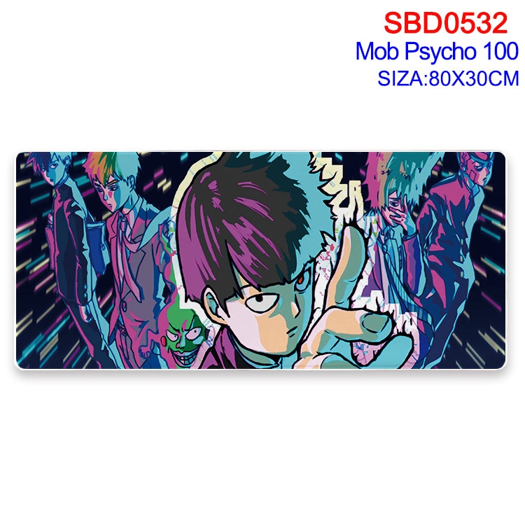 Mob Psycho 100 Anime peripheral edge lock mouse pad 80X30cm SBD-532