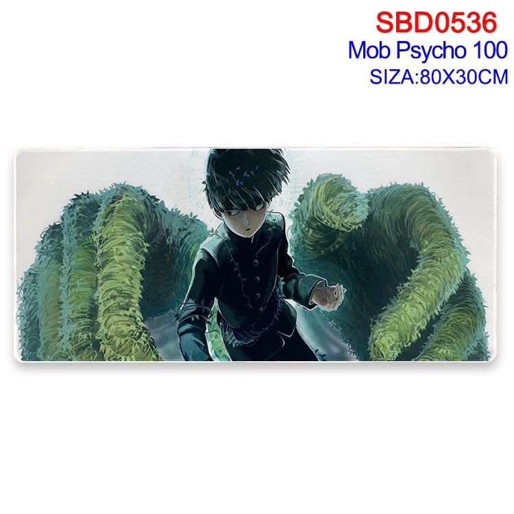 Mob Psycho 100 Anime peripheral edge lock mouse pad 80X30cm SBD-536