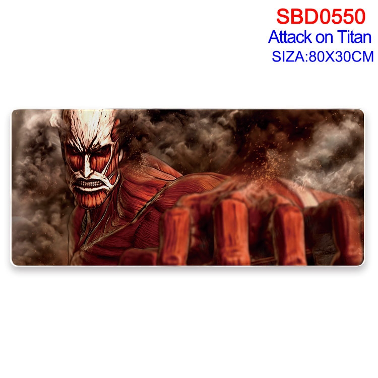 Shingeki no Kyojin Anime peripheral edge lock mouse pad 80X30cm SBD-550