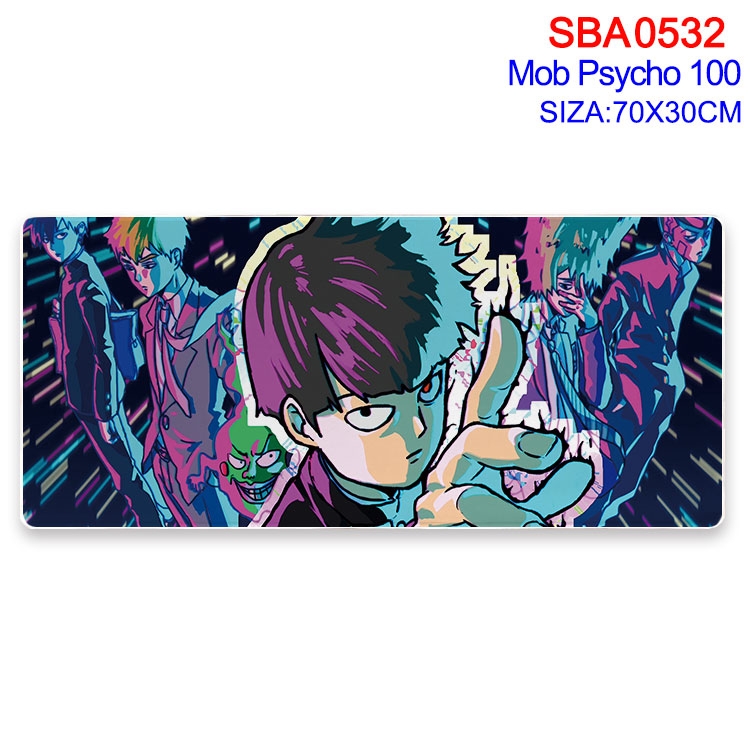 Mob Psycho 100 Anime peripheral edge lock mouse pad 70X30cm  SBA-532