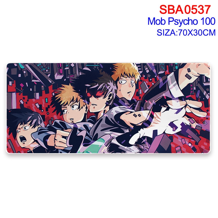 Mob Psycho 100 Anime peripheral edge lock mouse pad 70X30cm SBA-537