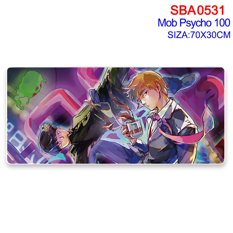 Mob Psycho 100 Anime peripheral edge lock mouse pad 70X30cm SBA-531