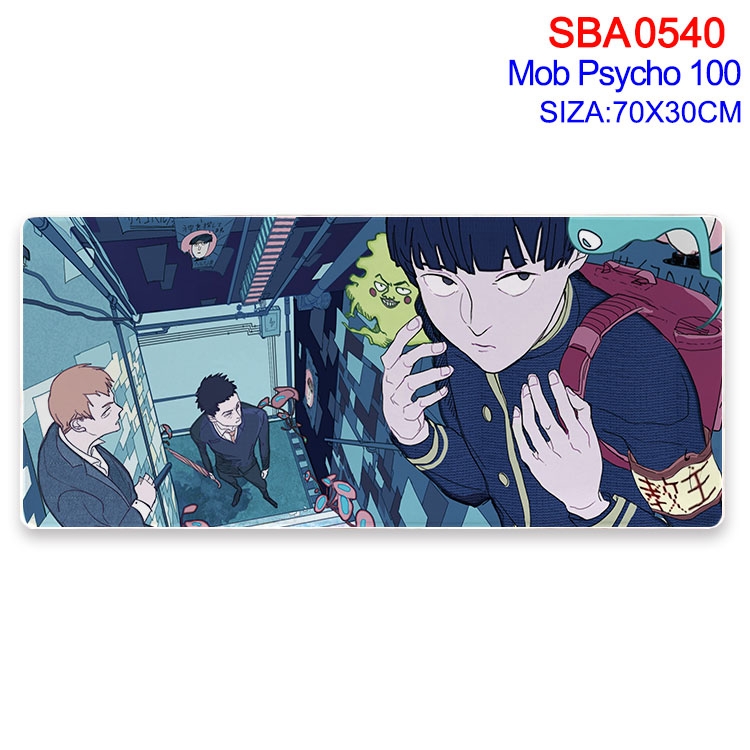 Mob Psycho 100 Anime peripheral edge lock mouse pad 70X30cm SBA-540