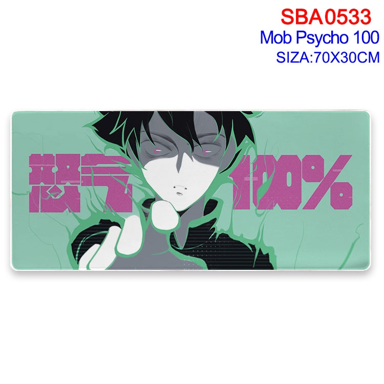 Mob Psycho 100 Anime peripheral edge lock mouse pad 70X30cm SBA-533