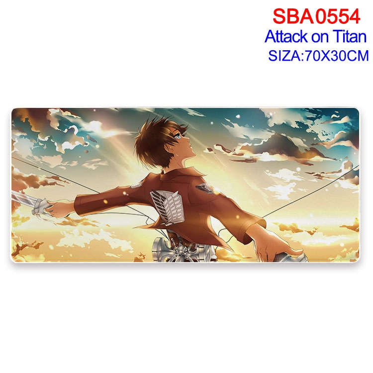 Shingeki no Kyojin Anime peripheral edge lock mouse pad 70X30cm SBA-554