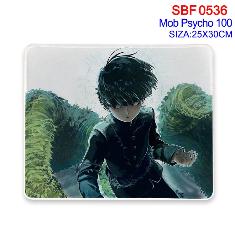 Mob Psycho 100 Anime peripheral edge lock mouse pad 25X30cm SBF-536