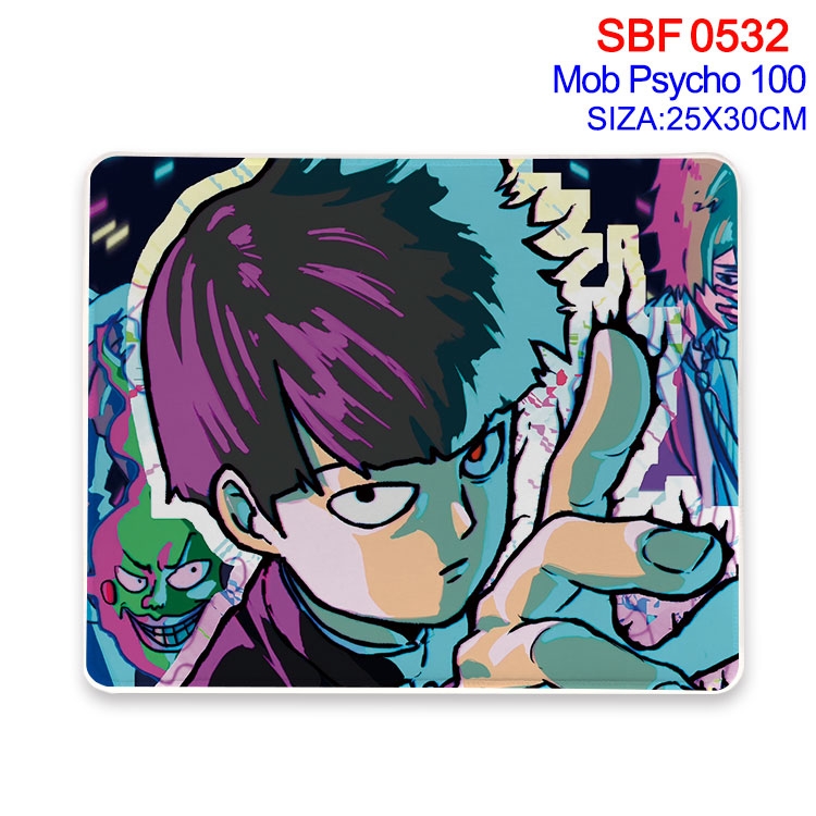 Mob Psycho 100 Anime peripheral edge lock mouse pad 25X30cm SBF-532