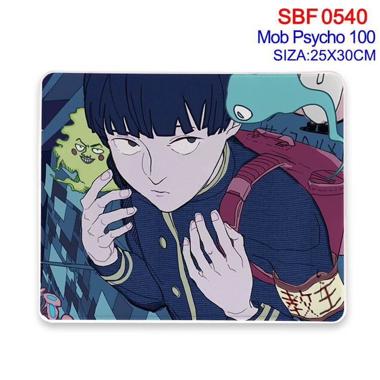 Mob Psycho 100 Anime peripheral edge lock mouse pad 25X30cm  SBF-540