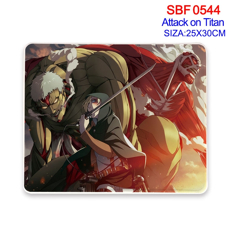 Shingeki no Kyojin Anime peripheral edge lock mouse pad 25X30cm  SBF-544