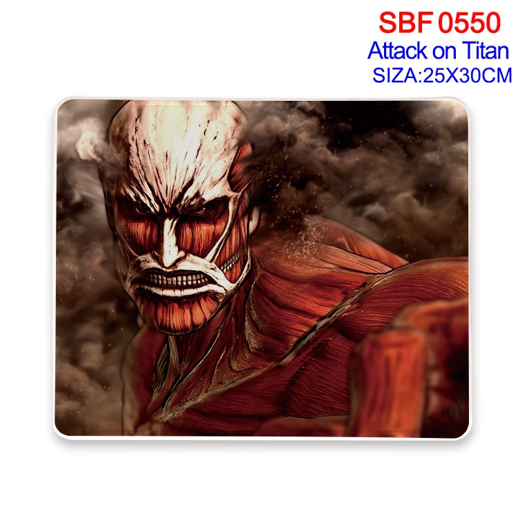 Shingeki no Kyojin Anime peripheral edge lock mouse pad 25X30cm SBF-550