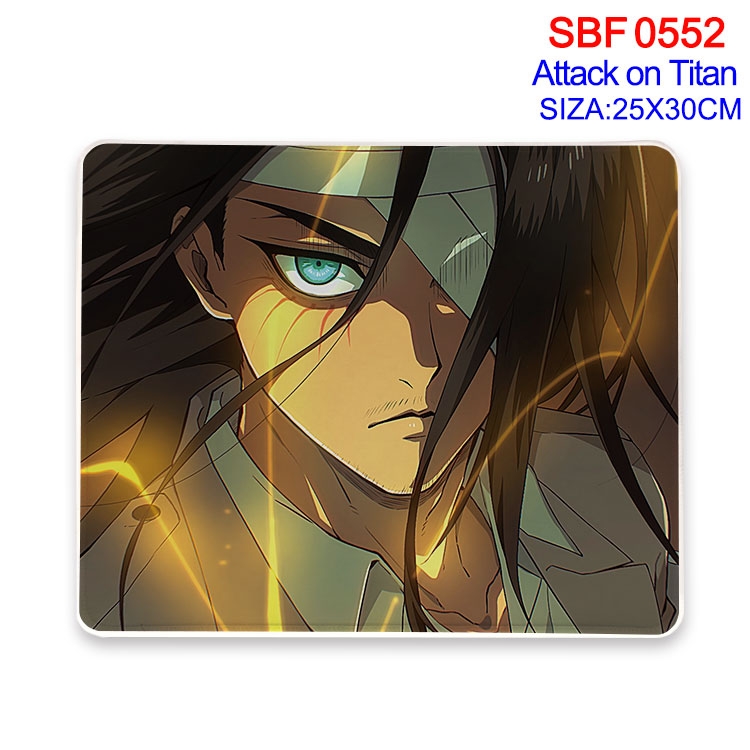 Shingeki no Kyojin Anime peripheral edge lock mouse pad 25X30cm SBF-552