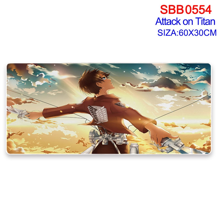 Shingeki no Kyojin Anime peripheral edge lock mouse pad 60X30cm SBB-554
