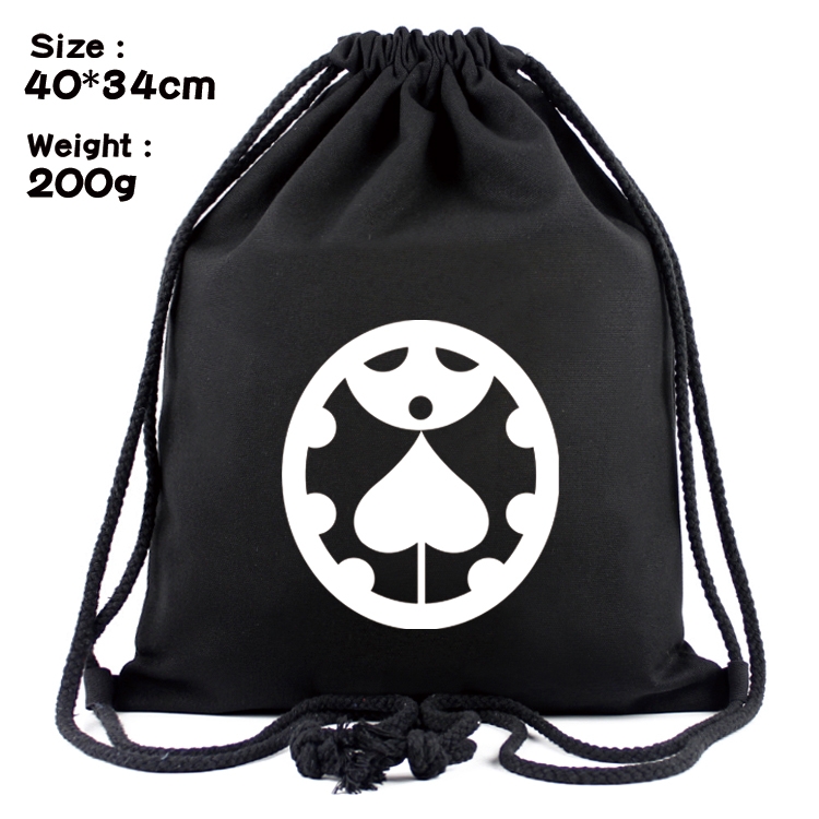 JoJos Bizarre Adventure Anime Coloring Book Drawstring Backpack 40X34cm 200g