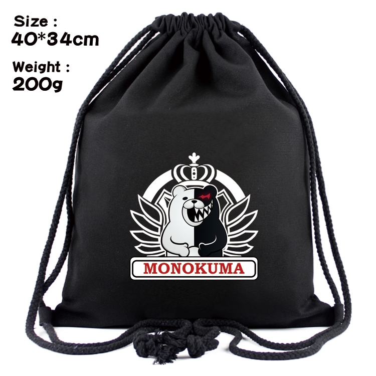 Dangan-Ronpa Anime Coloring Book Drawstring Backpack 40X34cm 200g