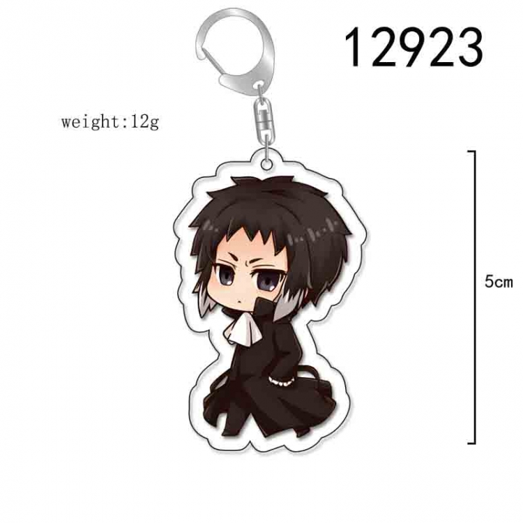 Bungo Stray Dogs Anime Acrylic Keychain Charm price for 5 pcs 12923