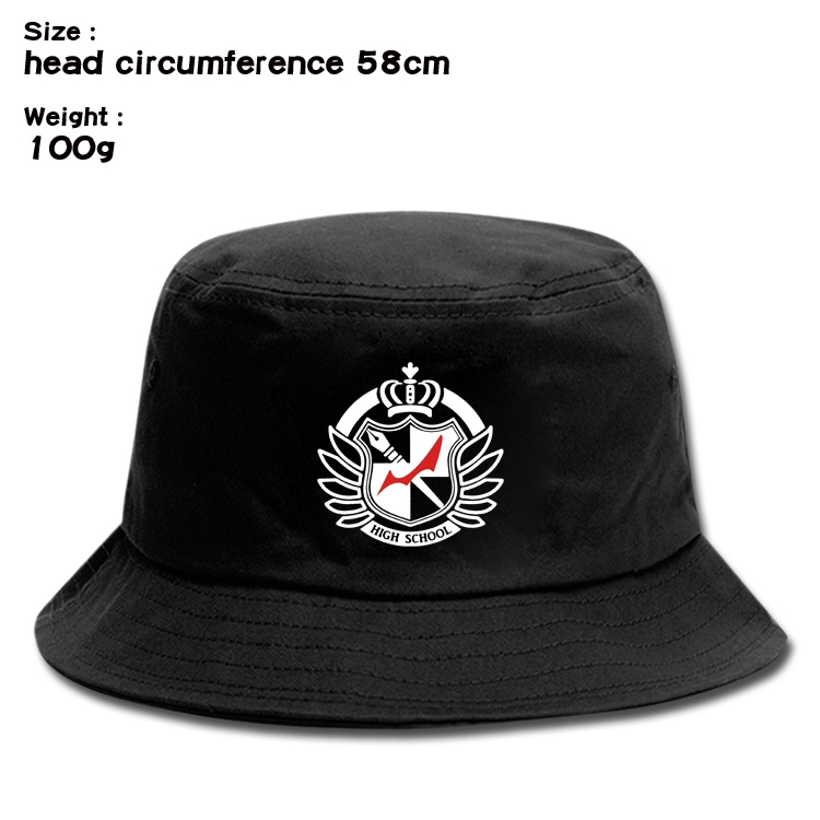  Dangan-Ronpa Anime canvas fisherman hat sun hat 58cm