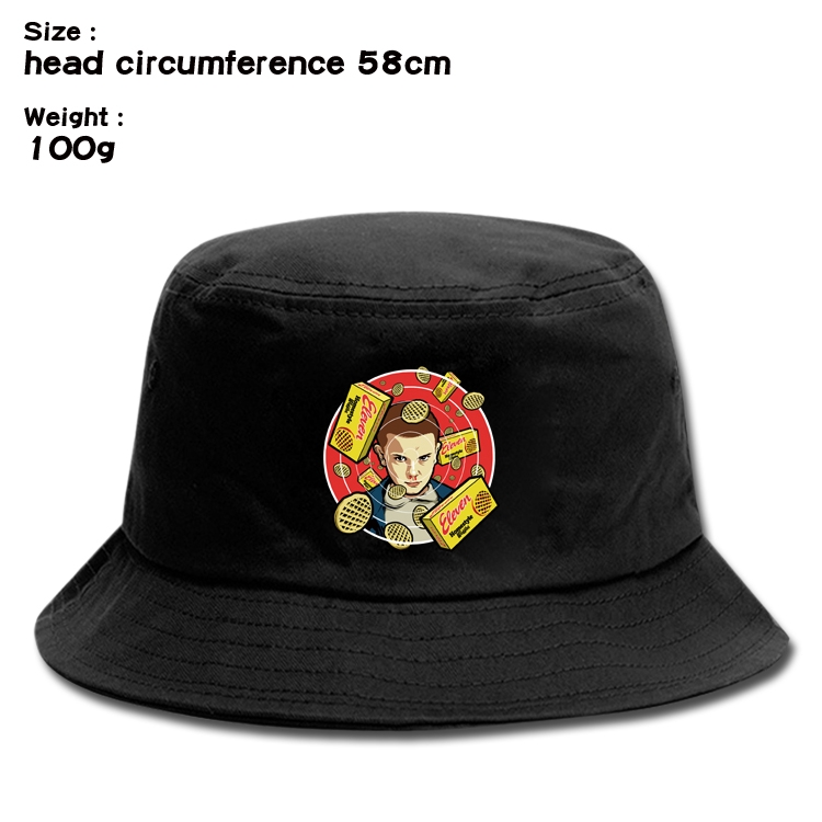 Stranger Things Anime canvas fisherman hat sun hat 58cm