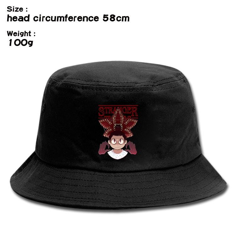 Stranger Things Anime canvas fisherman hat sun hat 58cm