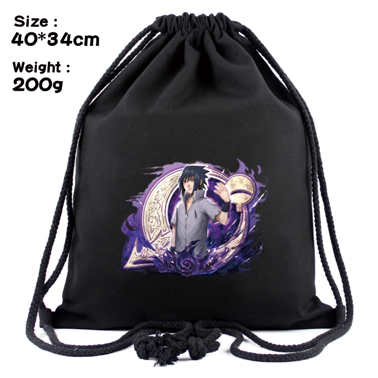 Naruto Anime Coloring Book Drawstring Backpack 40X34cm 200g