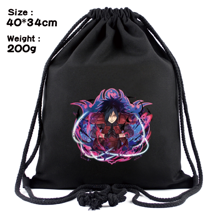 Naruto Anime Coloring Book Drawstring Backpack 40X34cm 200g
