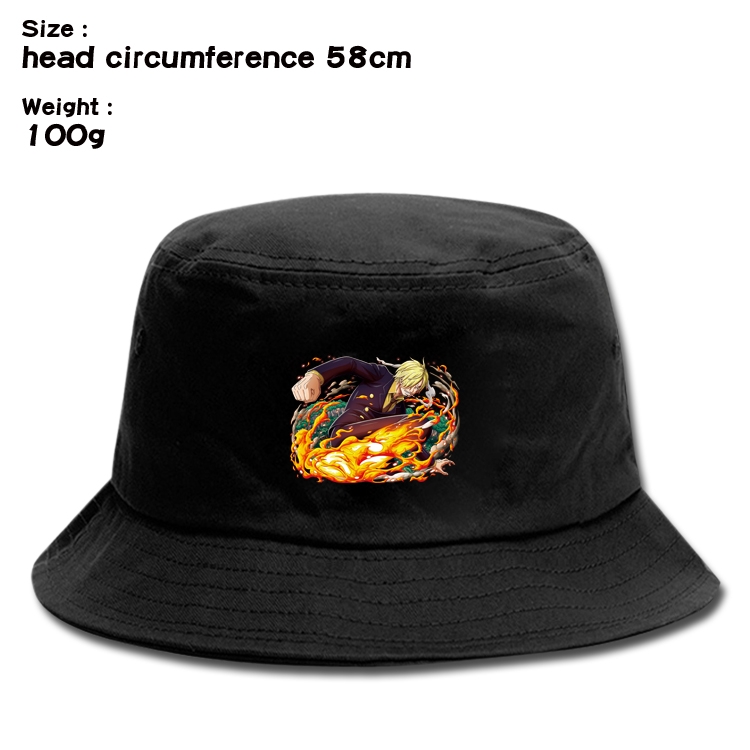 One Piece  Anime canvas fisherman hat sun hat 58cm